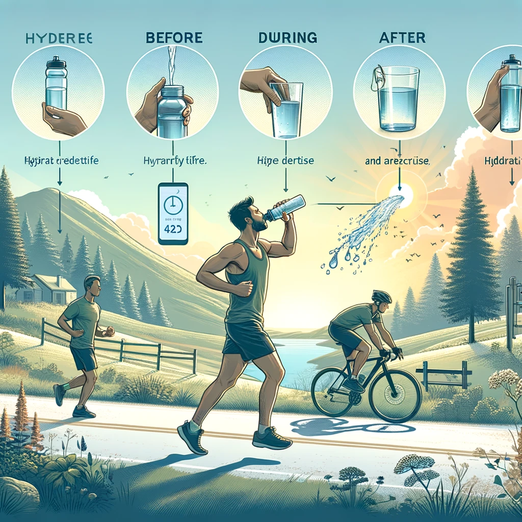  Hydrate Before, During, and After Exercise